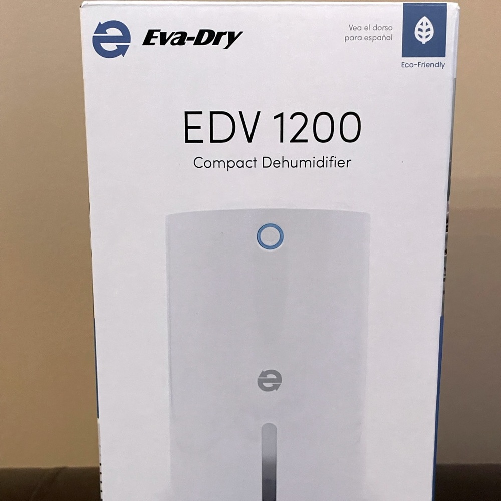 Eva-Dry EDV-1200 Lightweight and Stylish Dehumidifier